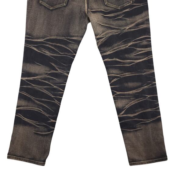 Mars Denim Fashion Men's Style 520 Jeans Sz 3XL Z. Andera Retro Baggy Dark Wash - Picture 11 of 15